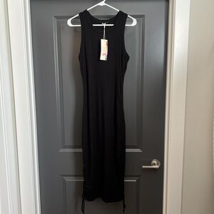 Ribbed maxi dress